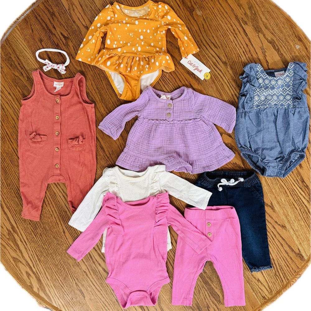 Cat & Jack Baby Girl Capsule Bundle